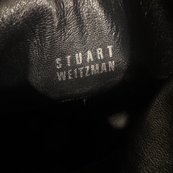 Stuart Weitzman Black Suede Over-the-Knee Boots | Size 6M | Made in Spain - Picture 4 of 8